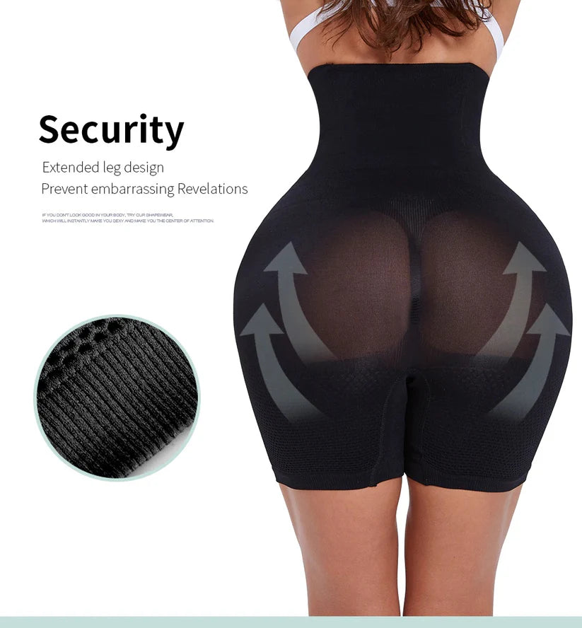 Super Fit™ High Waisted ShapeWear Shorts [Black Colour]
