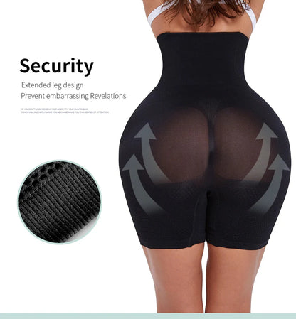 Super Fit™ High Waisted ShapeWear Shorts [Black Colour]