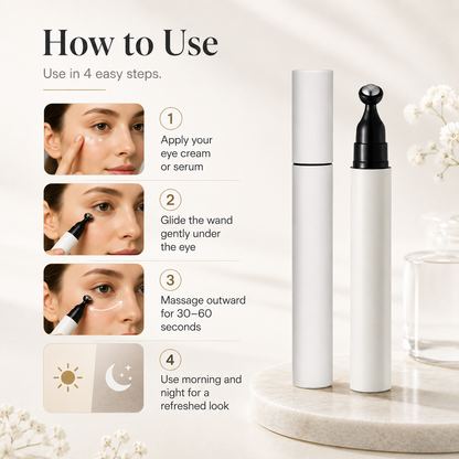 Cooling Eye Massage Wand — Refresh Tired-Looking Eyes in Seconds