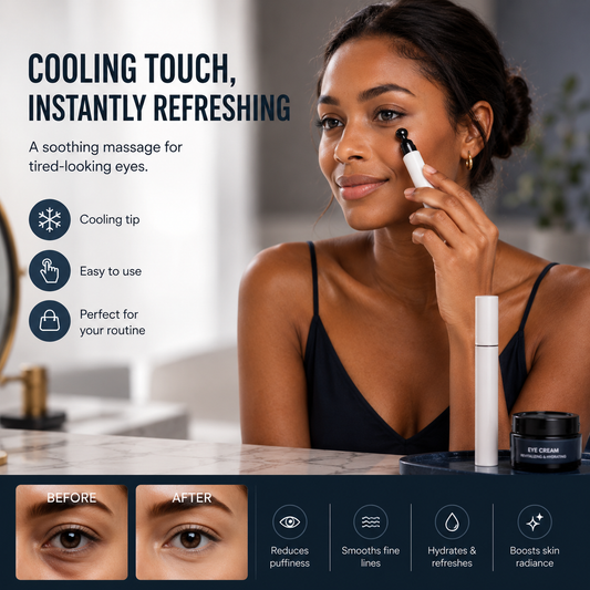 Cooling Eye Massage Wand — Refresh Tired-Looking Eyes in Seconds