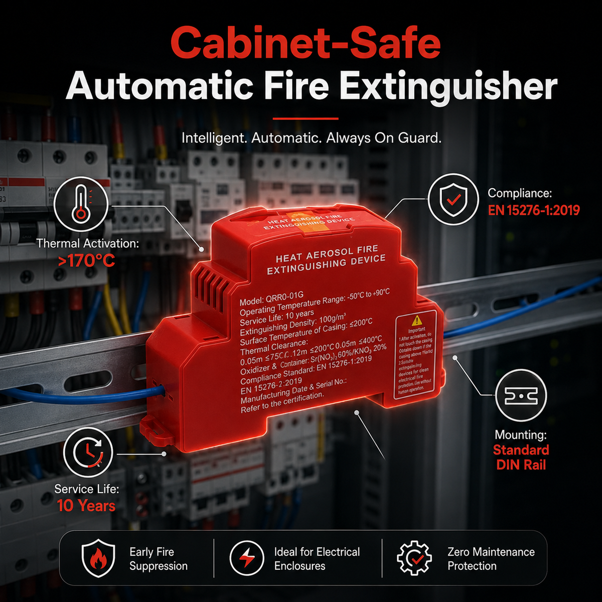 Automatic Thermal Response Fire Extinguisher