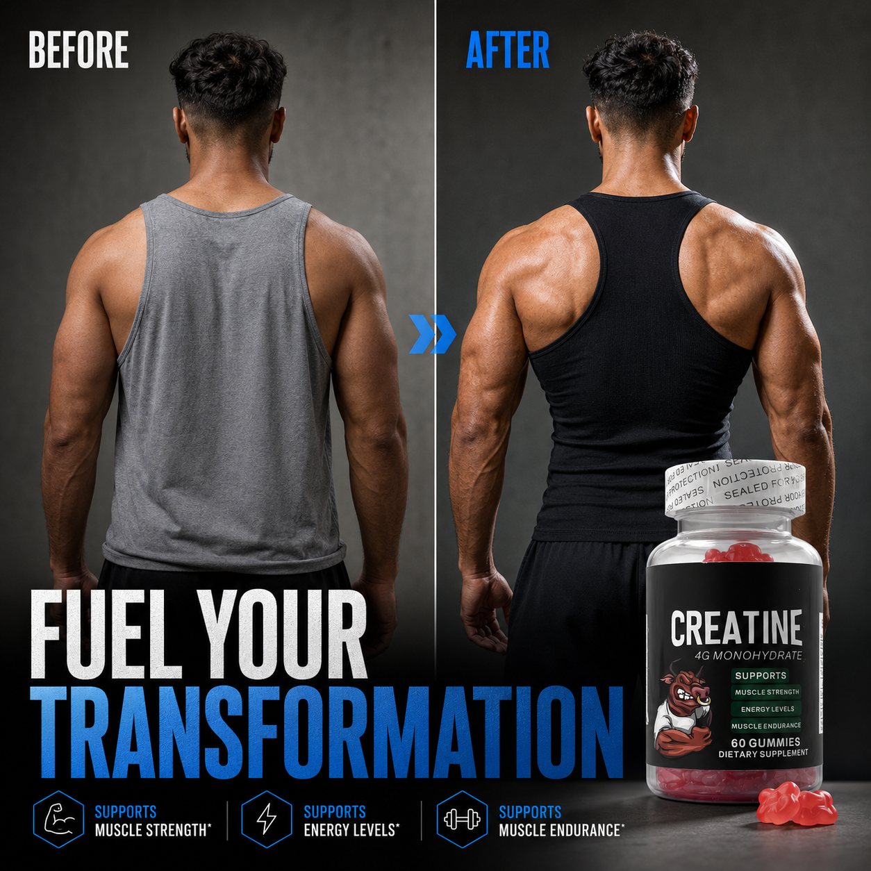 Creatine Gummies – 4G Monohydrate