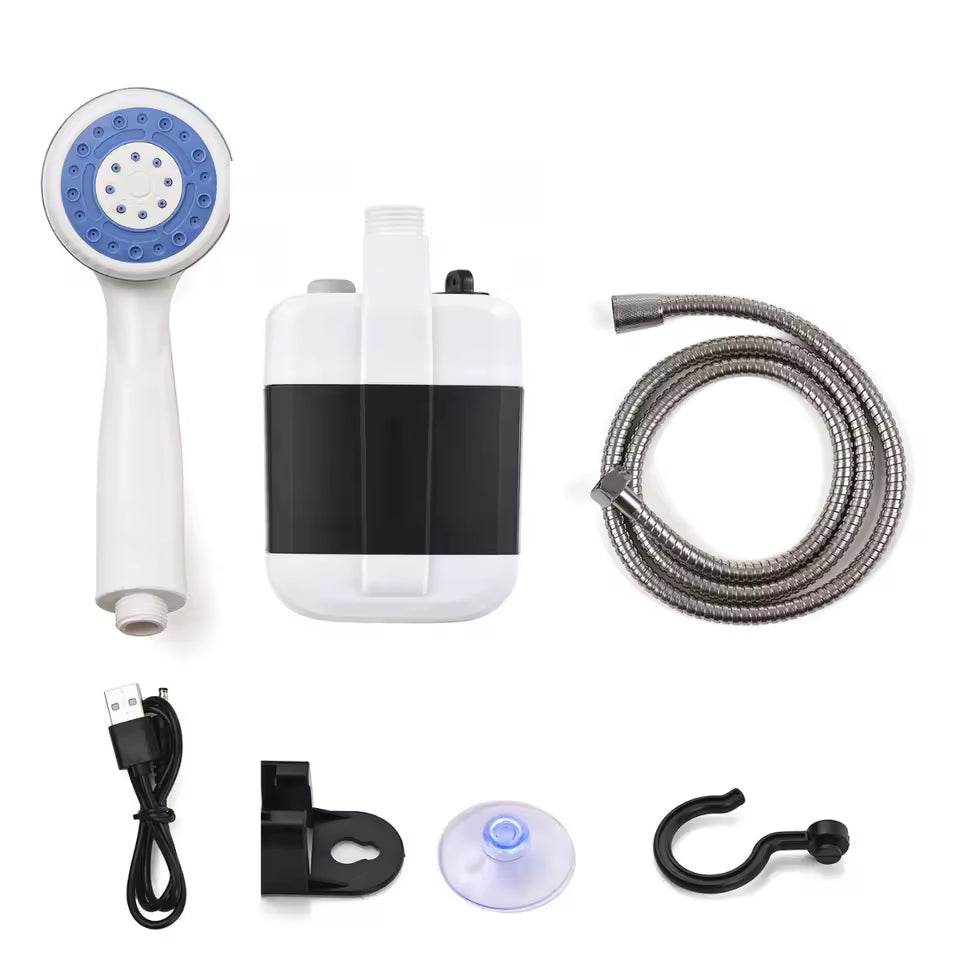 Portable Camping Shower with Adjustable Flow🚿