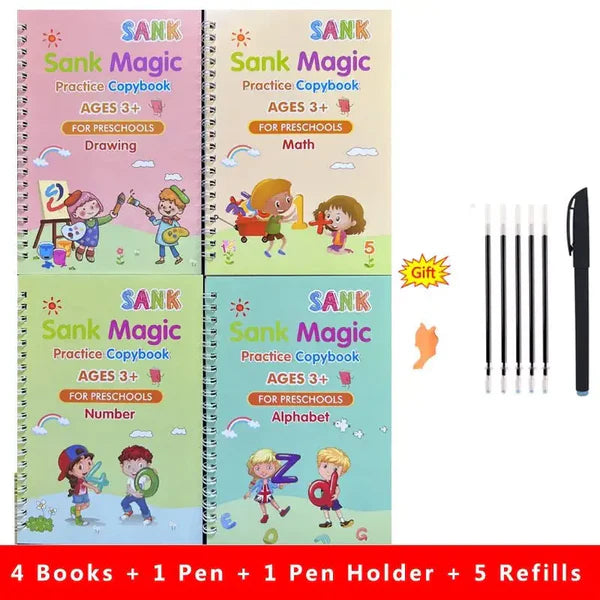 Magic Copybook Pen (4 pieces)